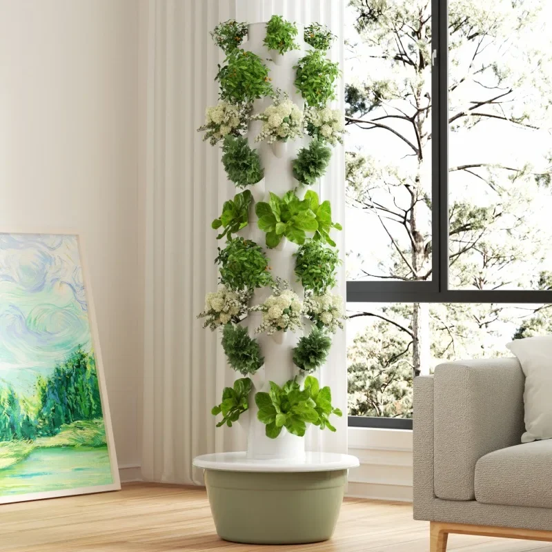 Vertical Planter Tower - Home Smart Vegetable Planter Vertical Hydroponic