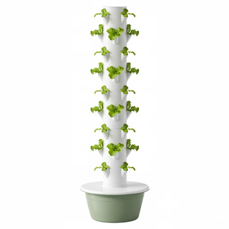 Vertical Planter Tower - 9 Layer Hydroponic Tower Growing System
