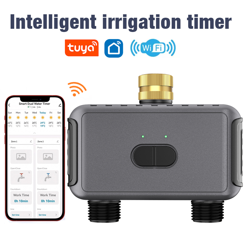 Smart Garden Kit - Wifi Automatic Water Timer Dual Hose
