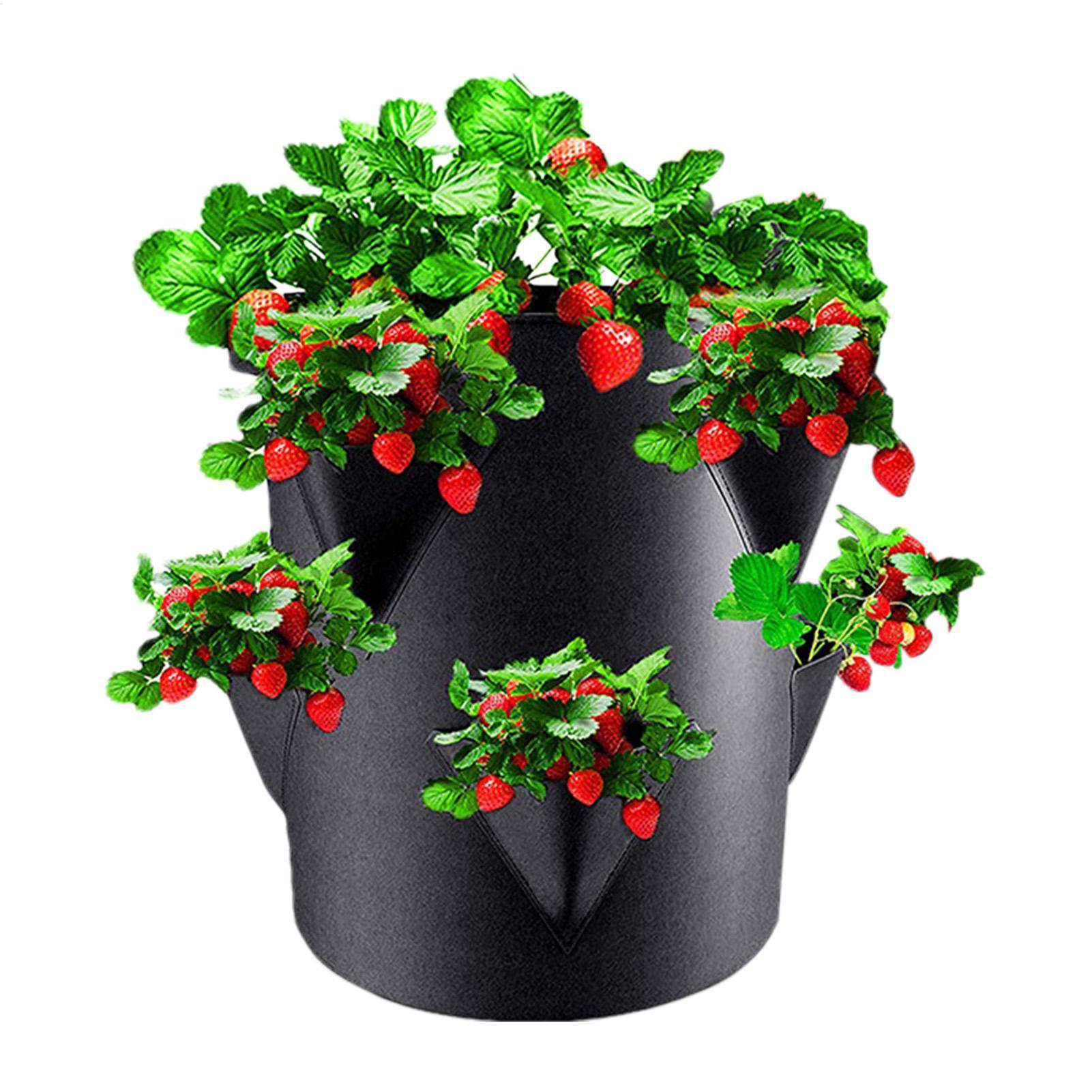 Vertical Planter Tower - 7 Gallons Strawberry Planting Bag Tomatoes