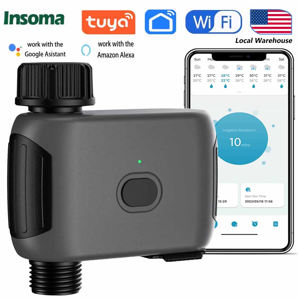 Smart Garden Water Timer - INSOMA automatic plant irrigation Smart Wifi