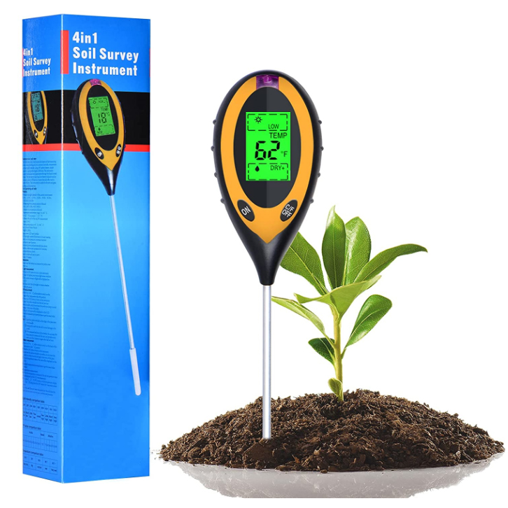 Soil Test Digital - 4 in 1 PH Light Temp