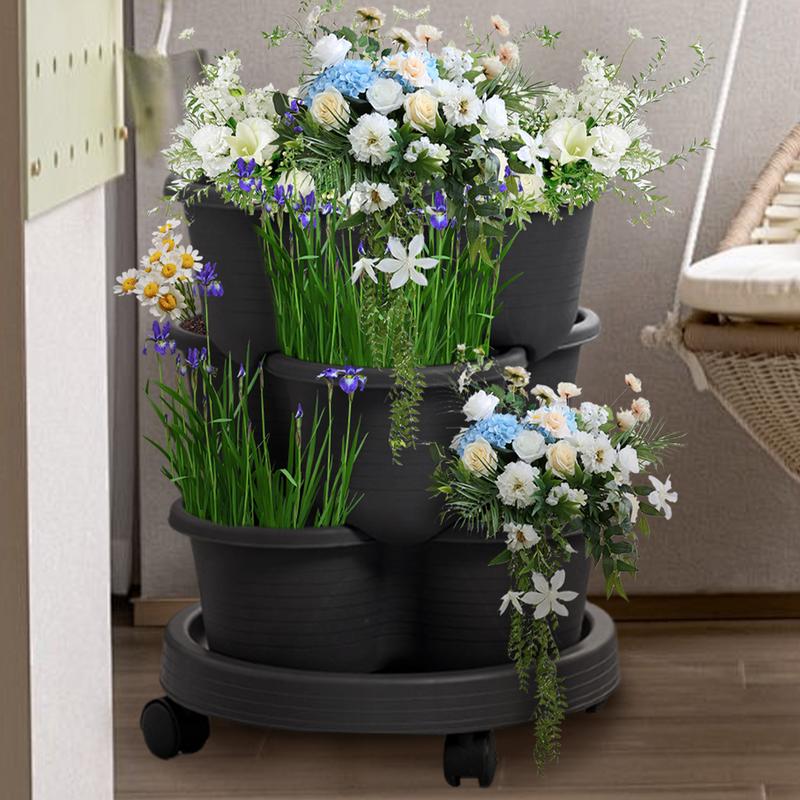 Strawberry Planter Tower 3 Tie - Vertical Planter Tower 评论和价格