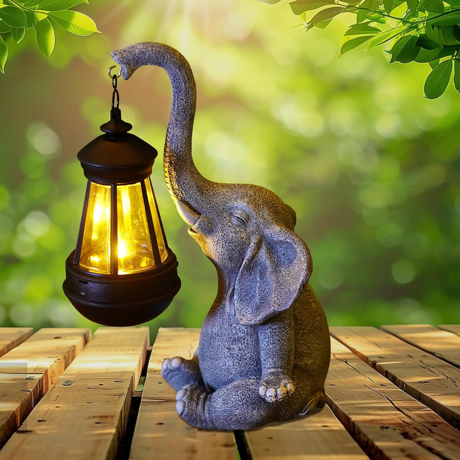 1PC Resin Elephant Garden Stat - Smart Zen Garden 评论和价格