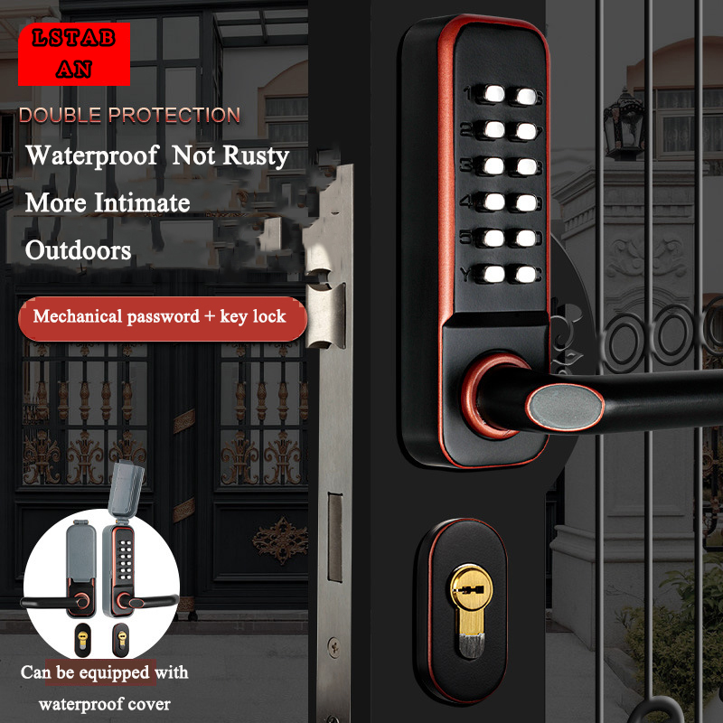 Double-sided Split Keyboard Wa - Smart Garden Gate Lock 评论和价格