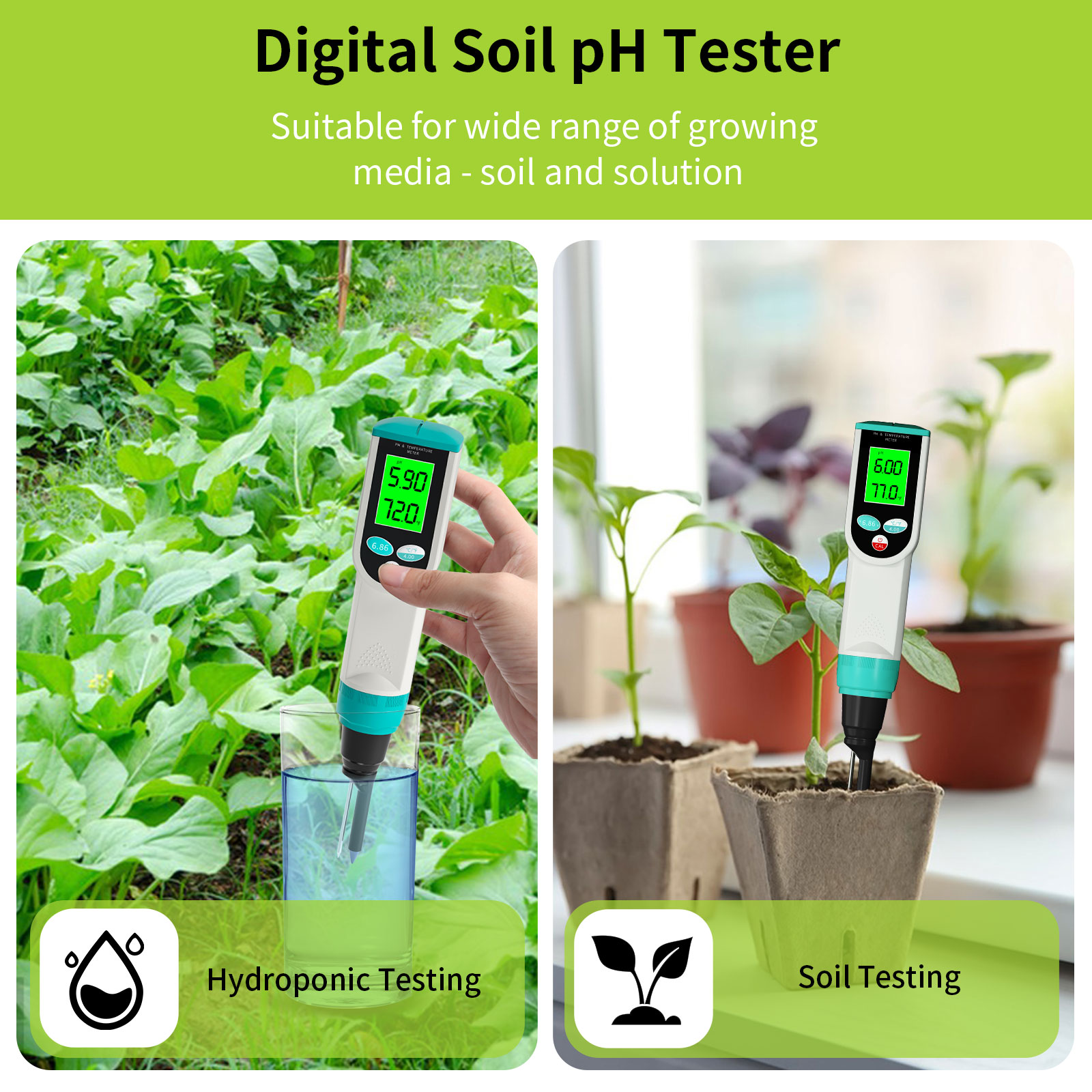 High Accuracy Soil PH Meter 0. - Soil Test Digital 评论和价格