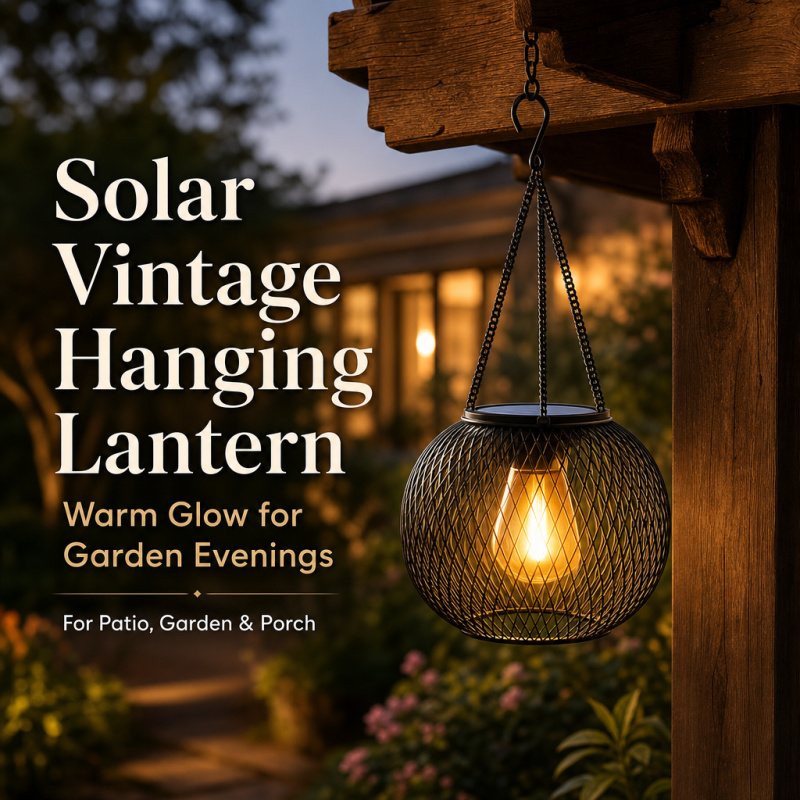 Solar Powered LED Hanging Floo - Smart Zen Garden 评论和价格