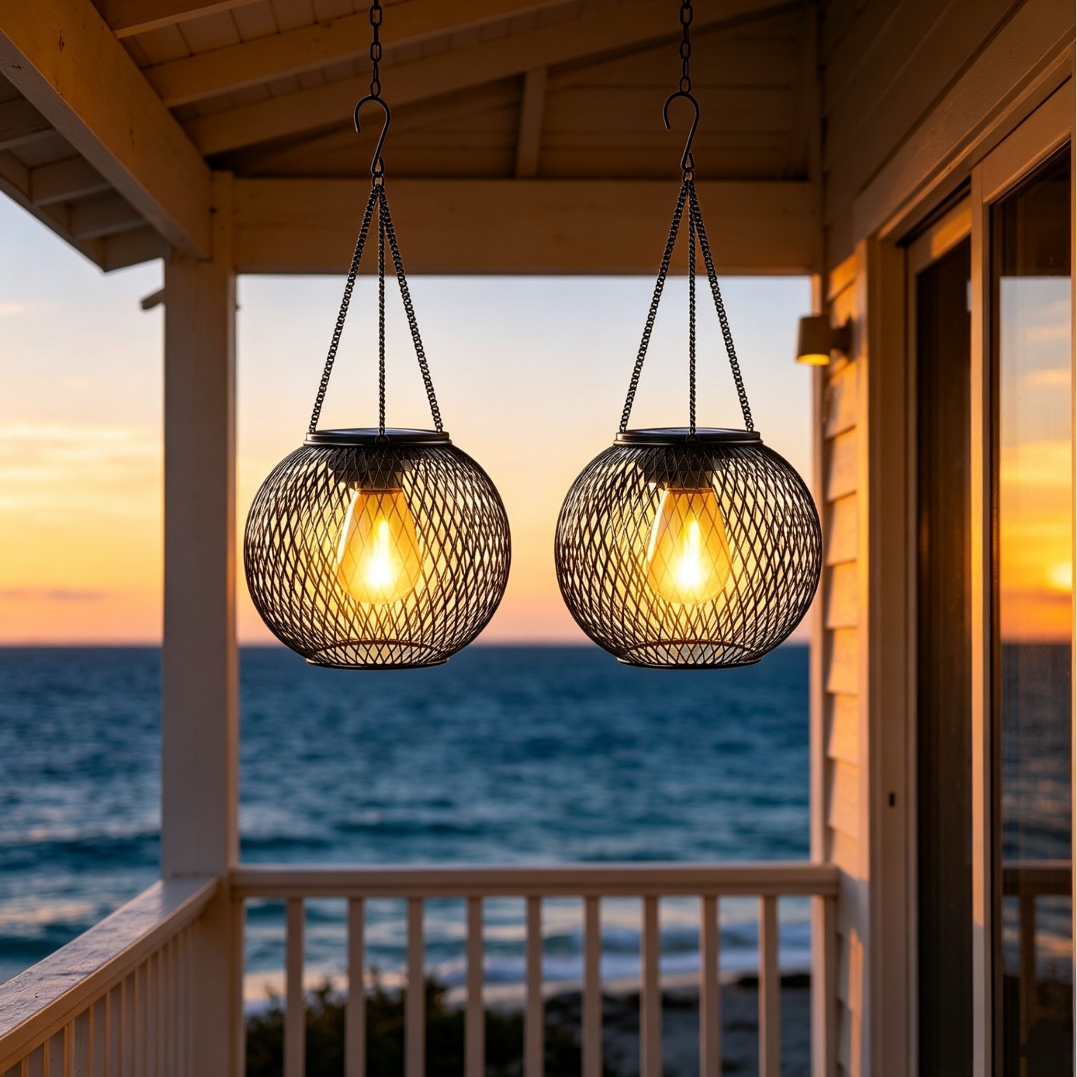 Solar Powered LED Hanging Floo - Smart Zen Garden 评论和价格