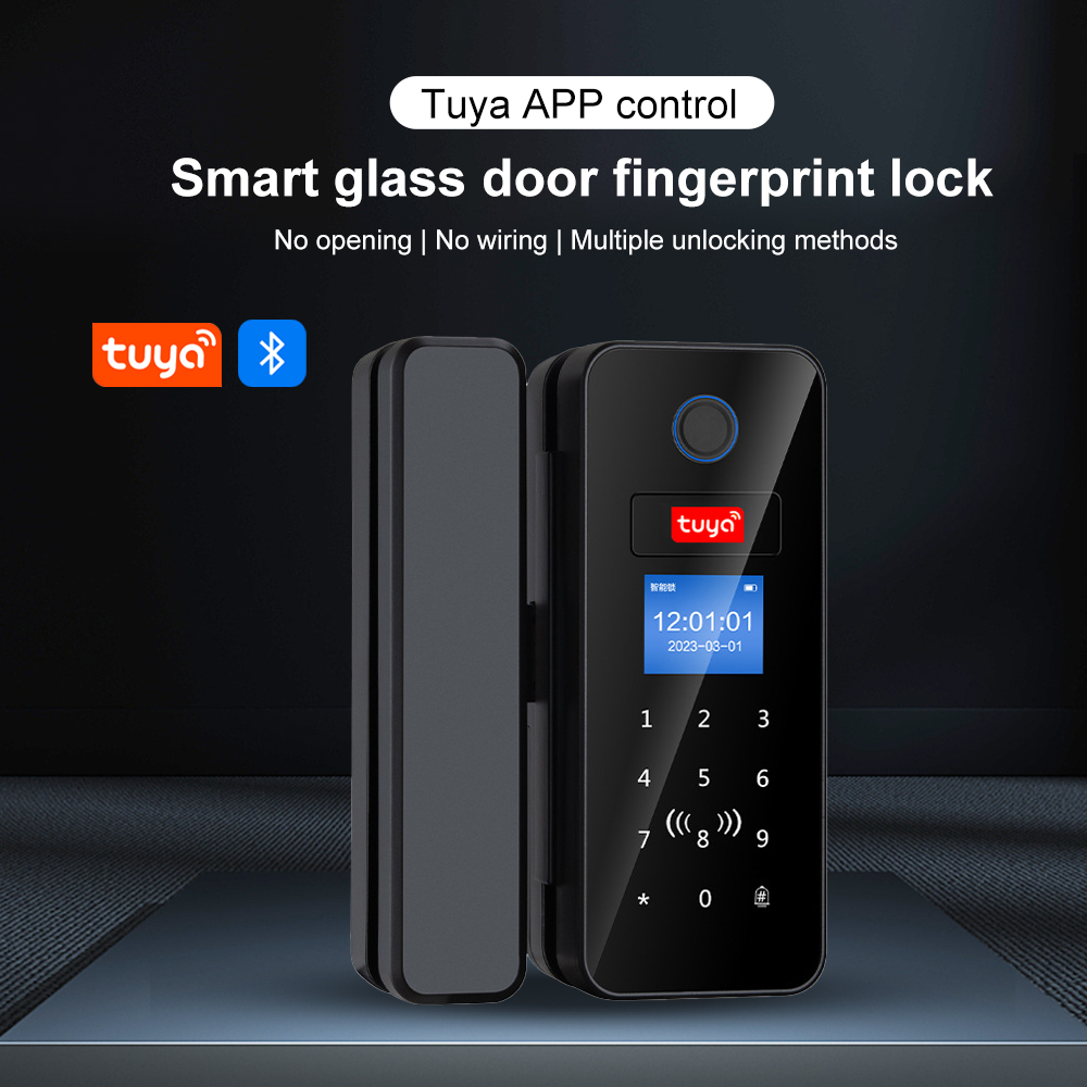 Double Hook Smart Glass Door L - Smart Garden Gate Lock 评论和价格