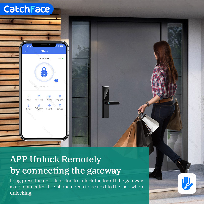 Bluetooth Fingerprint Door Loc - Smart Garden Gate Lock 评论和价格