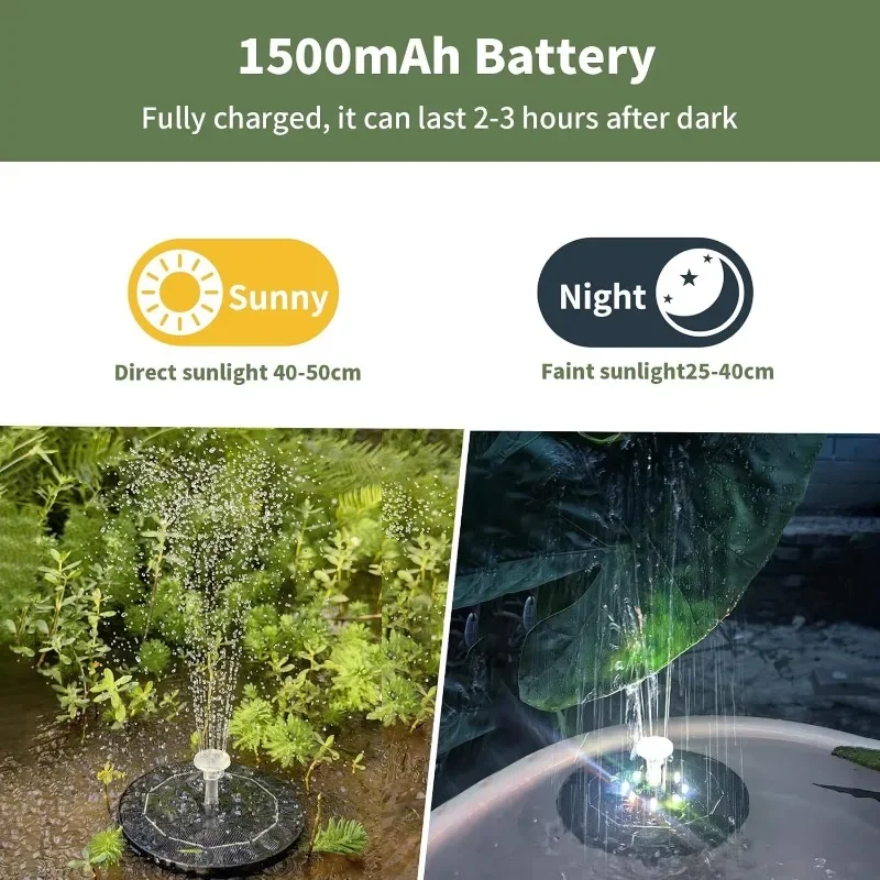 Fountain Light 7 Colors LED Li - Smart Zen Garden 评论和价格