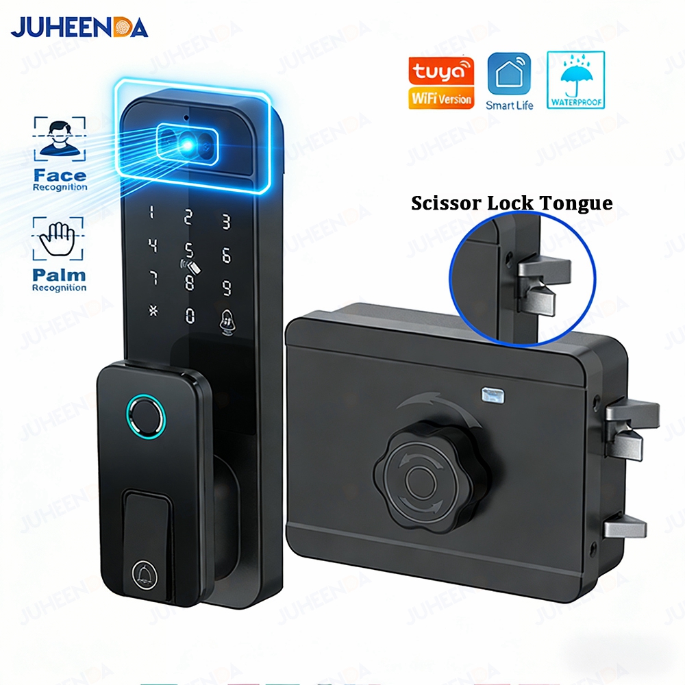 Tuya WiFi Smart Door Lock Face - Smart Garden Gate Lock 评论和价格