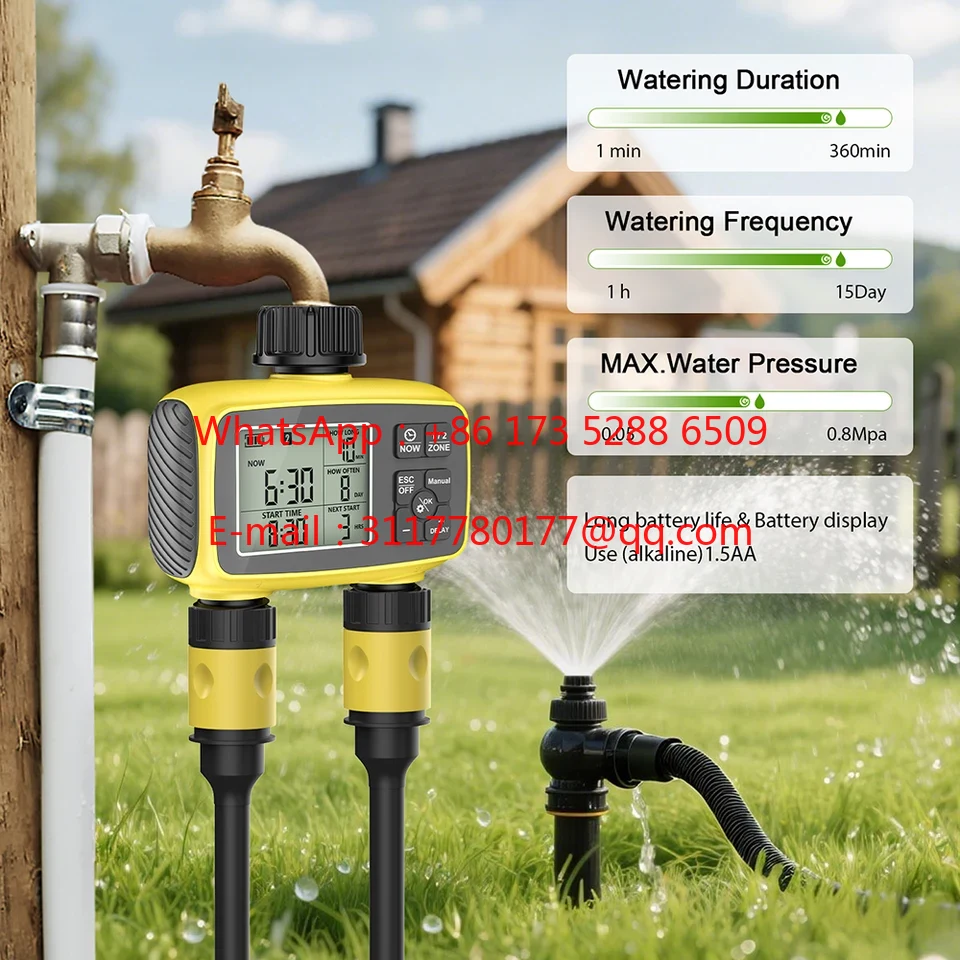 WAP01  Large Screen Display Ga - Smart Garden Water Timer 评论和价格