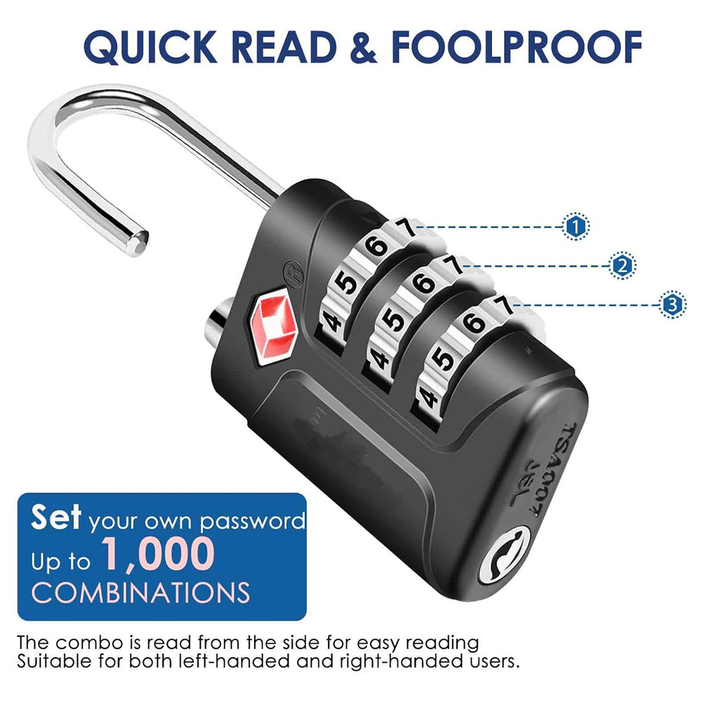 TSA Approved Luggage Locks, Co - Smart Garden Gate Lock 评论和价格