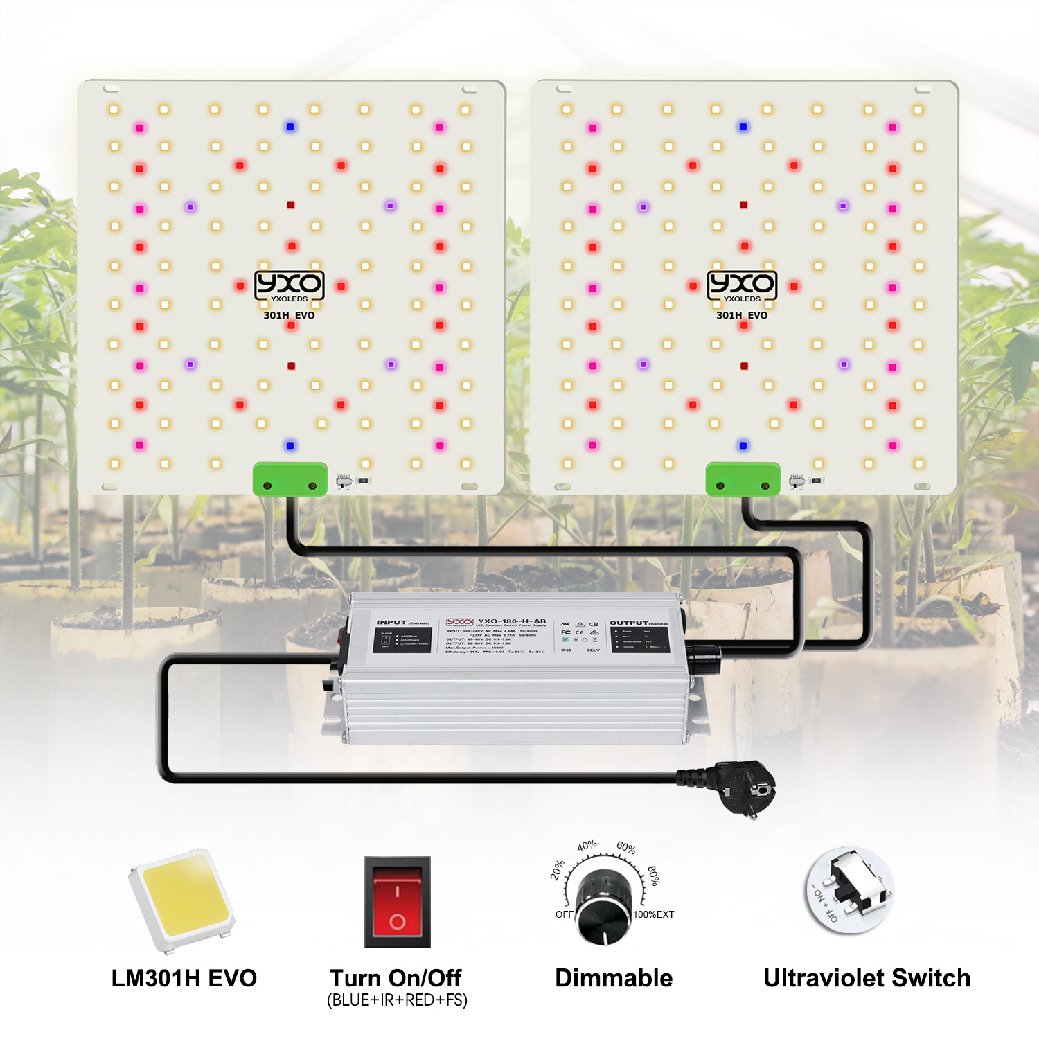 85W 180W LM301H EVO Quantum LE - Led Plant Light Strip 评论和价格