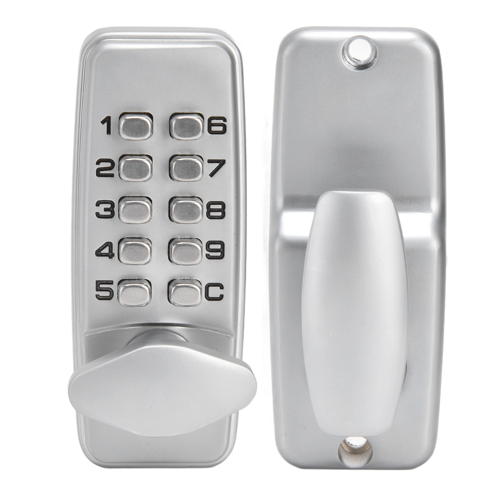 Mechanical Password Lock No Po - Smart Garden Gate Lock 评论和价格