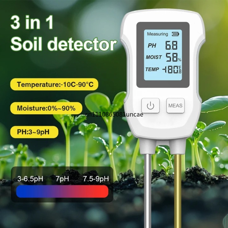 Digital 3 In 1 Soil Tester PH  - Soil Test Digital 评论和价格