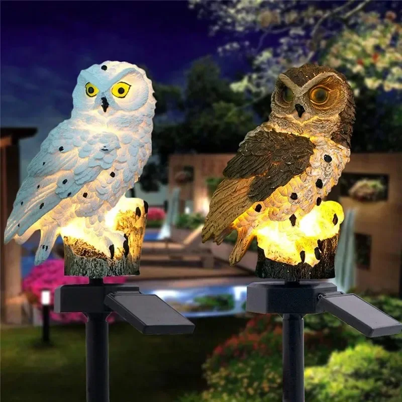 Solar Owl Statue Garden Light  - Smart Zen Garden 评论和价格