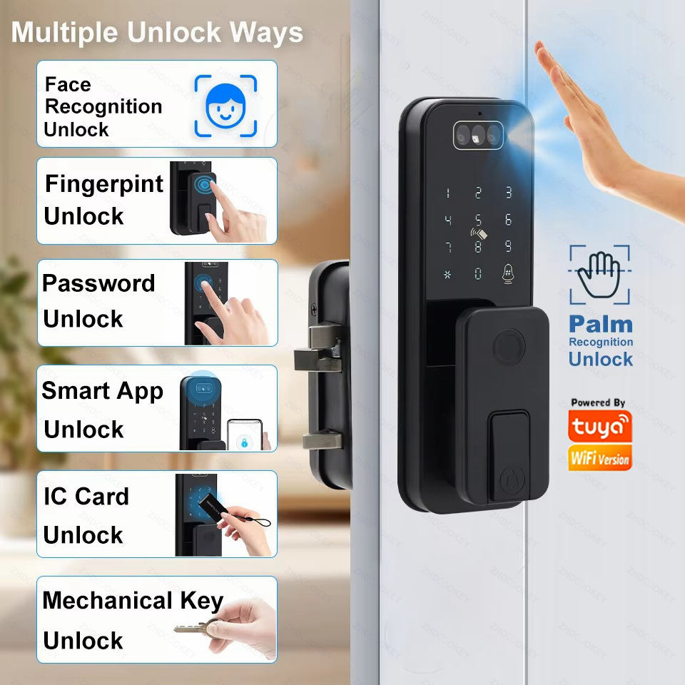Smart Tuya WiFi APP Bluetooth  - Smart Garden Gate Lock 评论和价格