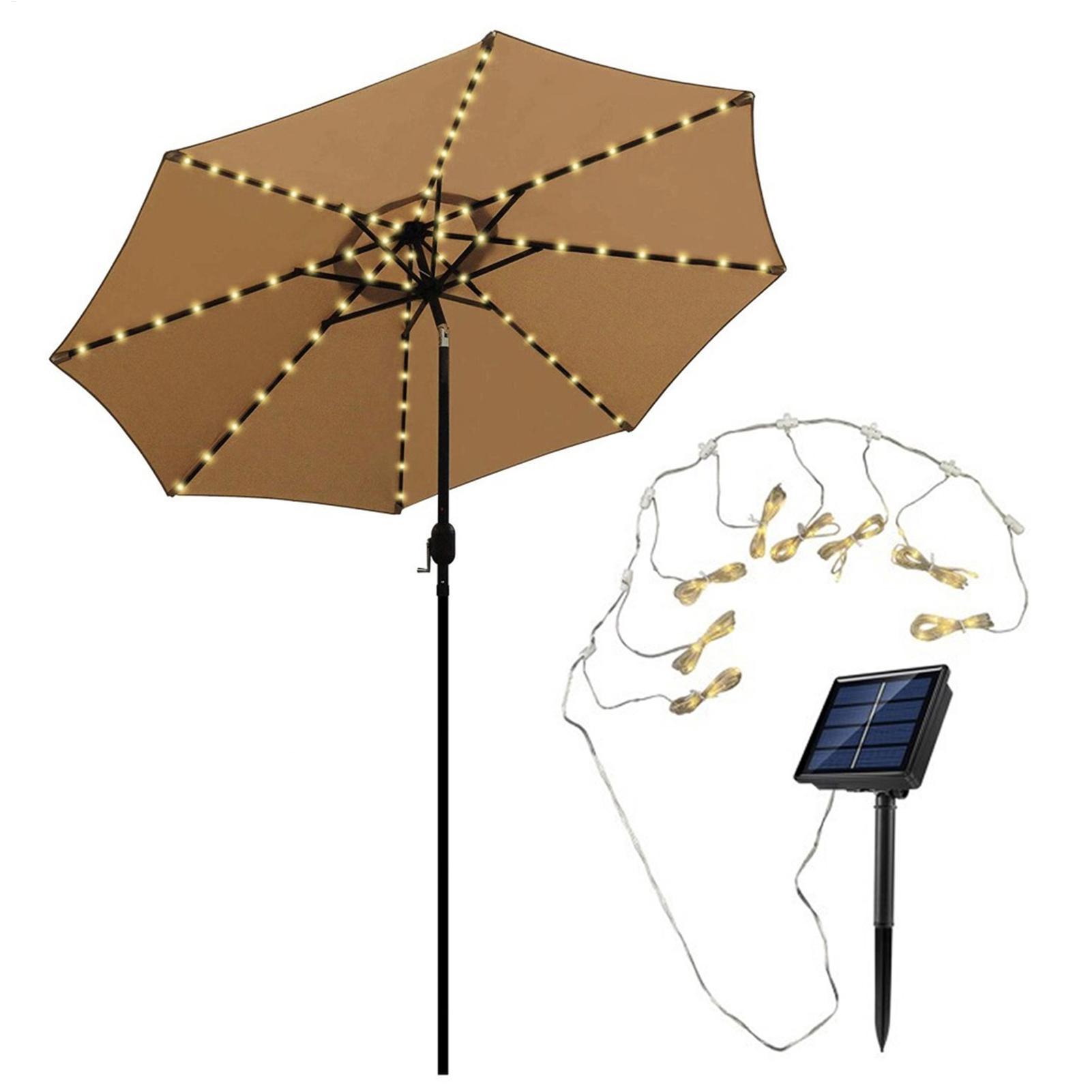 104 LED Umbrella String Light  - Smart Garden Umbrella 评论和价格