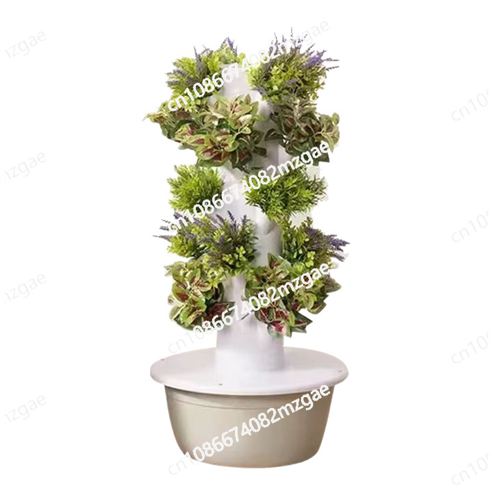 Hydroponic Tower with LED Grow - Vertical Planter Tower 评论和价格