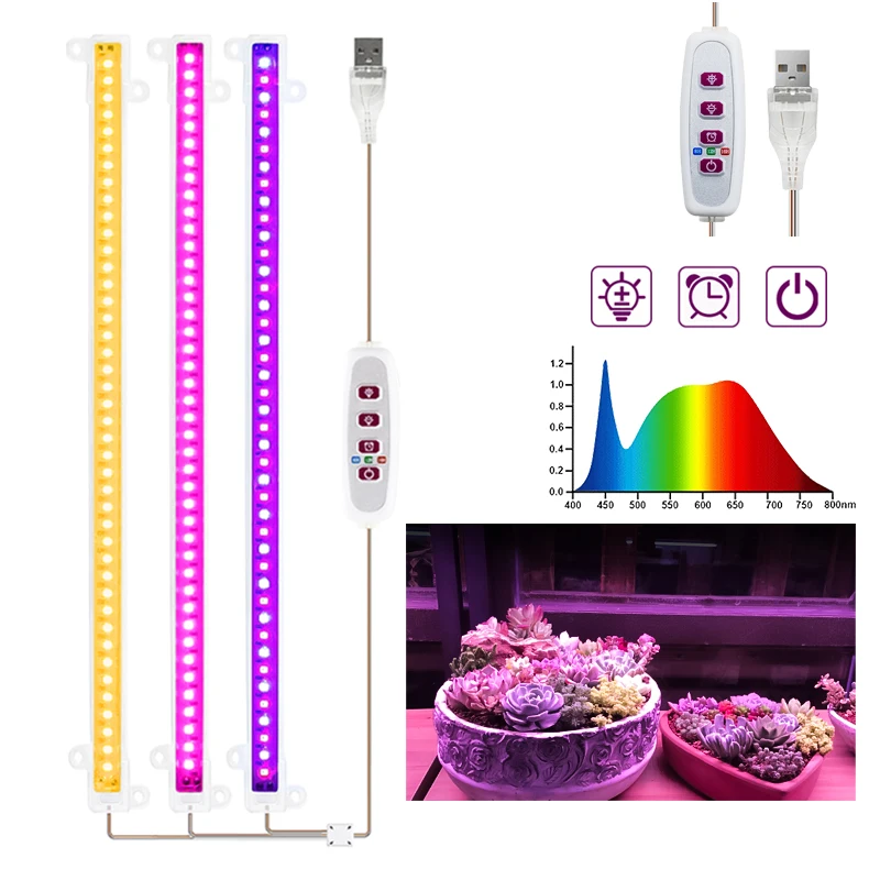 LED Grow Light 5V USB Phyto La - Led Plant Light Strip 评论和价格