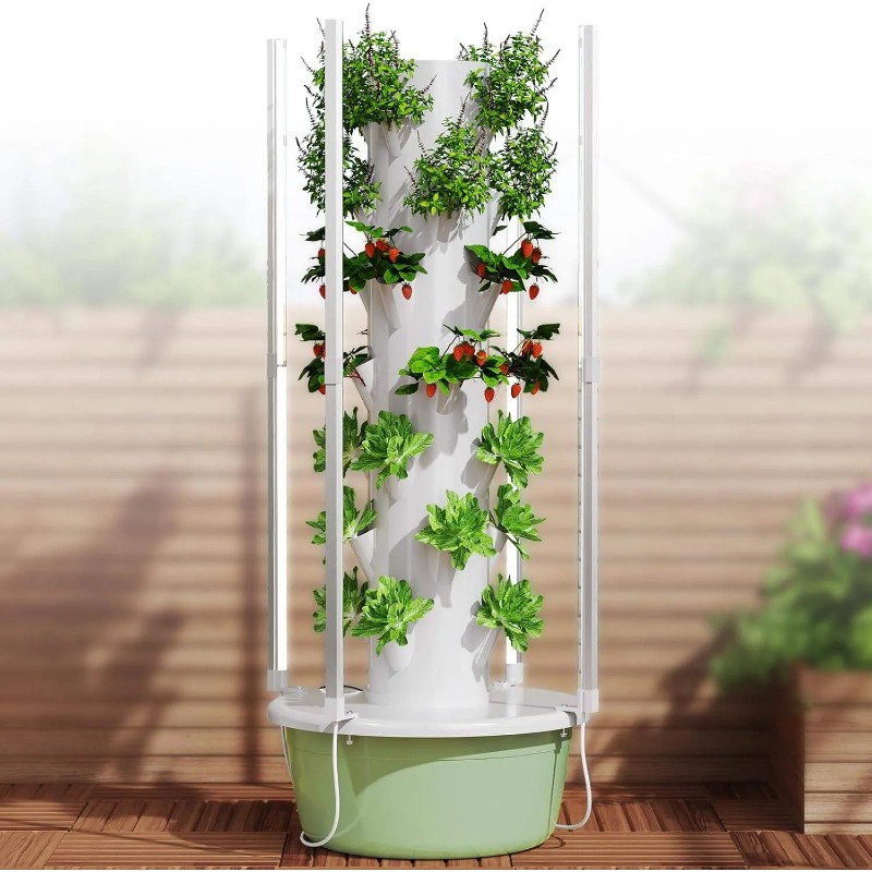 Hydroponic Growing Kit System  - Vertical Planter Tower 评论和价格