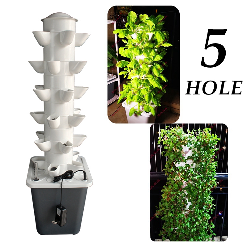 Vertical Hydroponic Tower Gree - Vertical Planter Tower 评论和价格