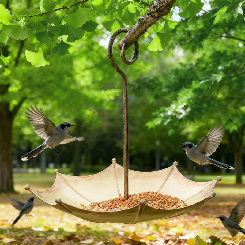 Vintage Bronze Umbrella Shaped - Smart Garden Umbrella 评论和价格