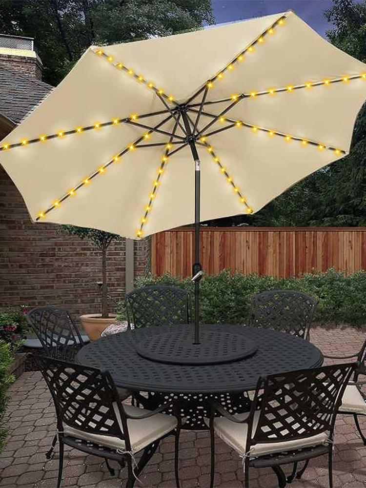 104 LED Umbrella String Light  - Smart Garden Umbrella 评论和价格