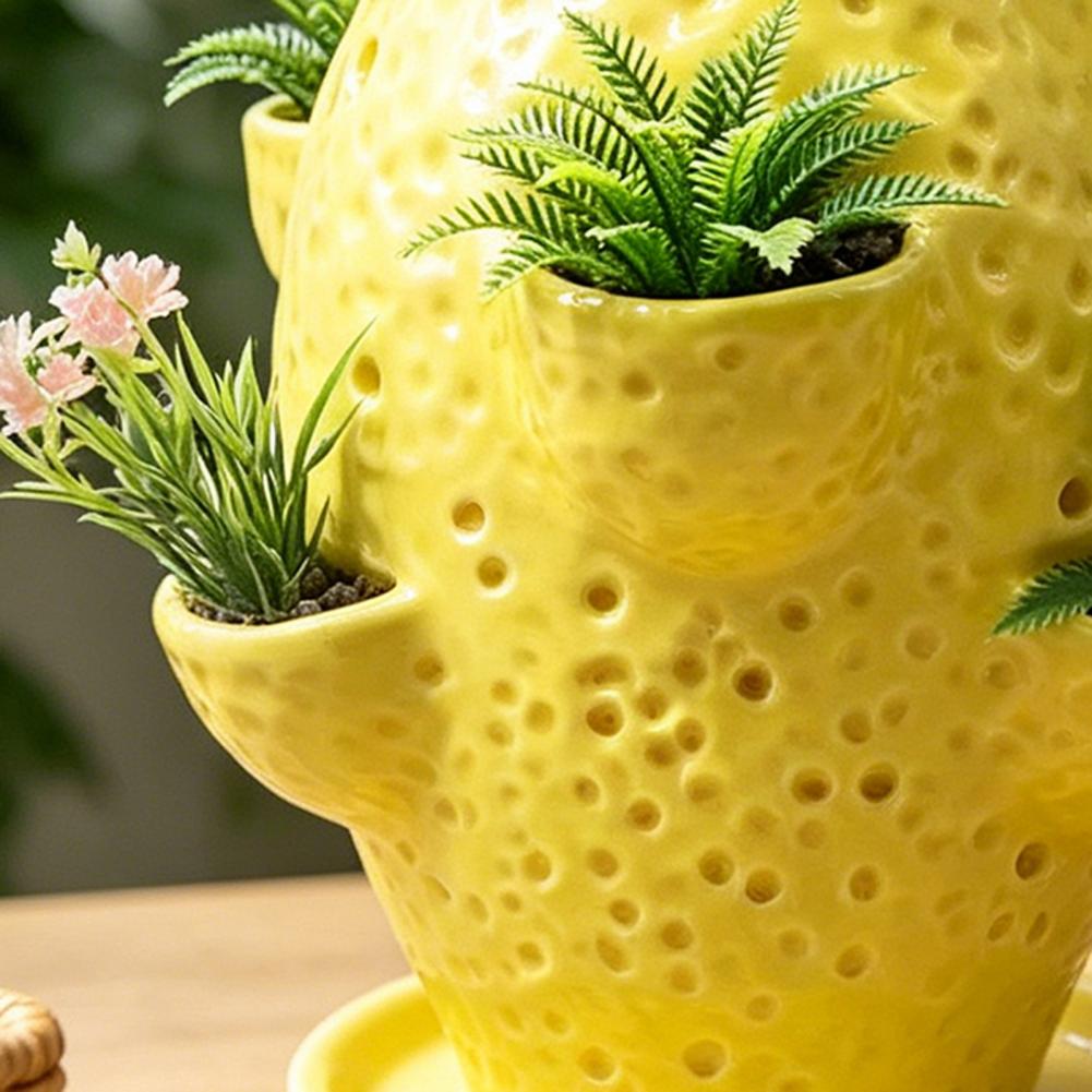 Embossed Planter Decorative St - Vertical Planter Tower 评论和价格