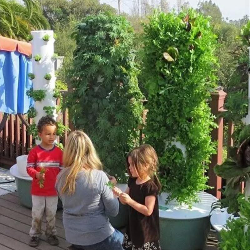 Vertical Hydroponic Grow Tower - Vertical Planter Tower 评论和价格